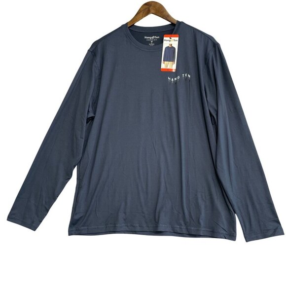 NEW Hang Ten Men's M Long Sleeve UV Protection T-Shirt UPF 50+ Polyester - Picture 2 of 9